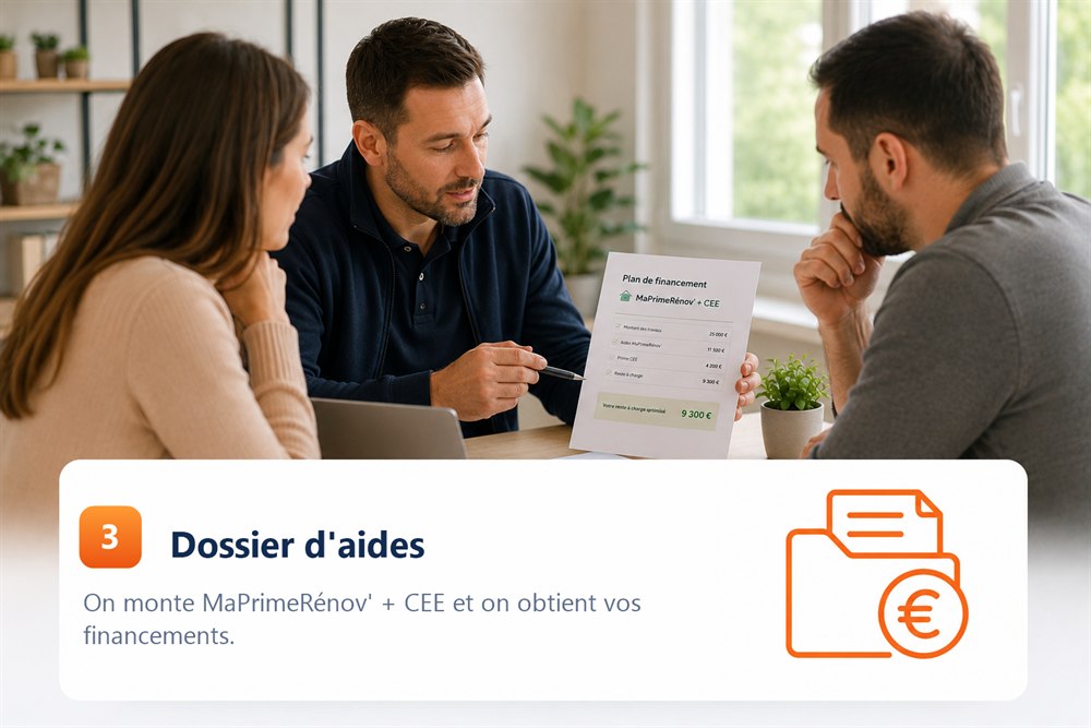 &Eacute;tape 3 - Dossier d'aides